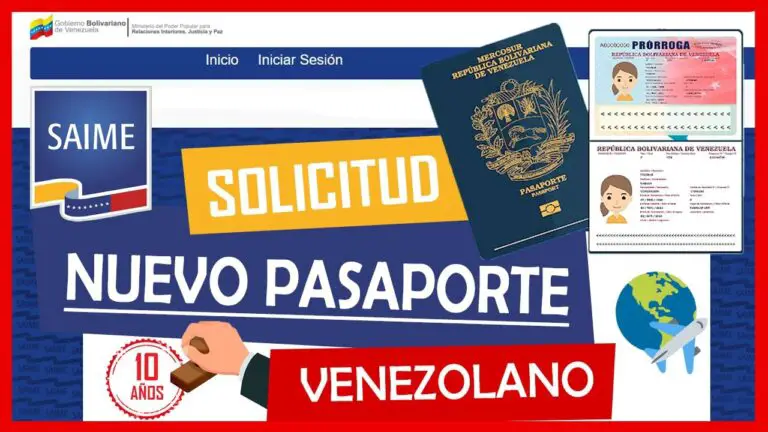 Requisitos para pasaporte venezolano en españa