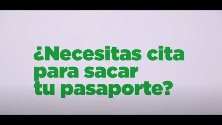Cita para el pasaporte